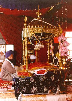 The Inner Sanctum of Gurdwara Sri Hemkunt Sahib